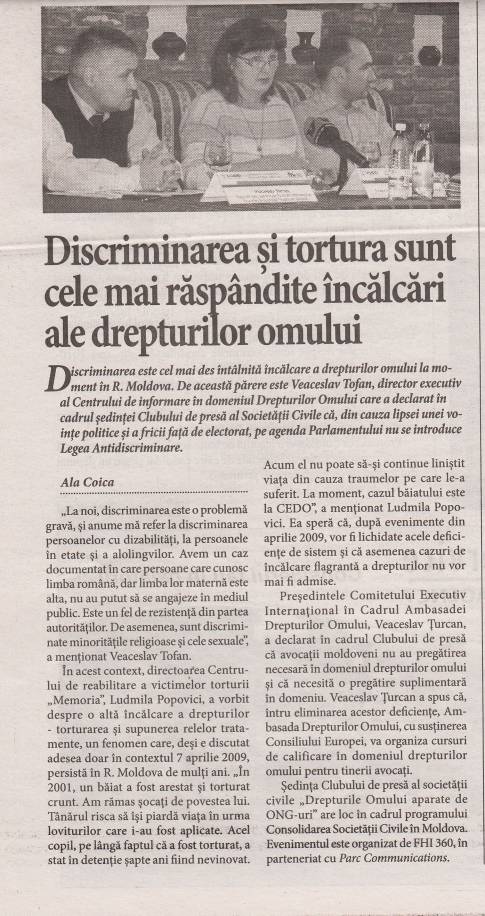 timpul scan club de presa